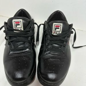 FILA original Classics man, sneakers, black leather size 13 good condition